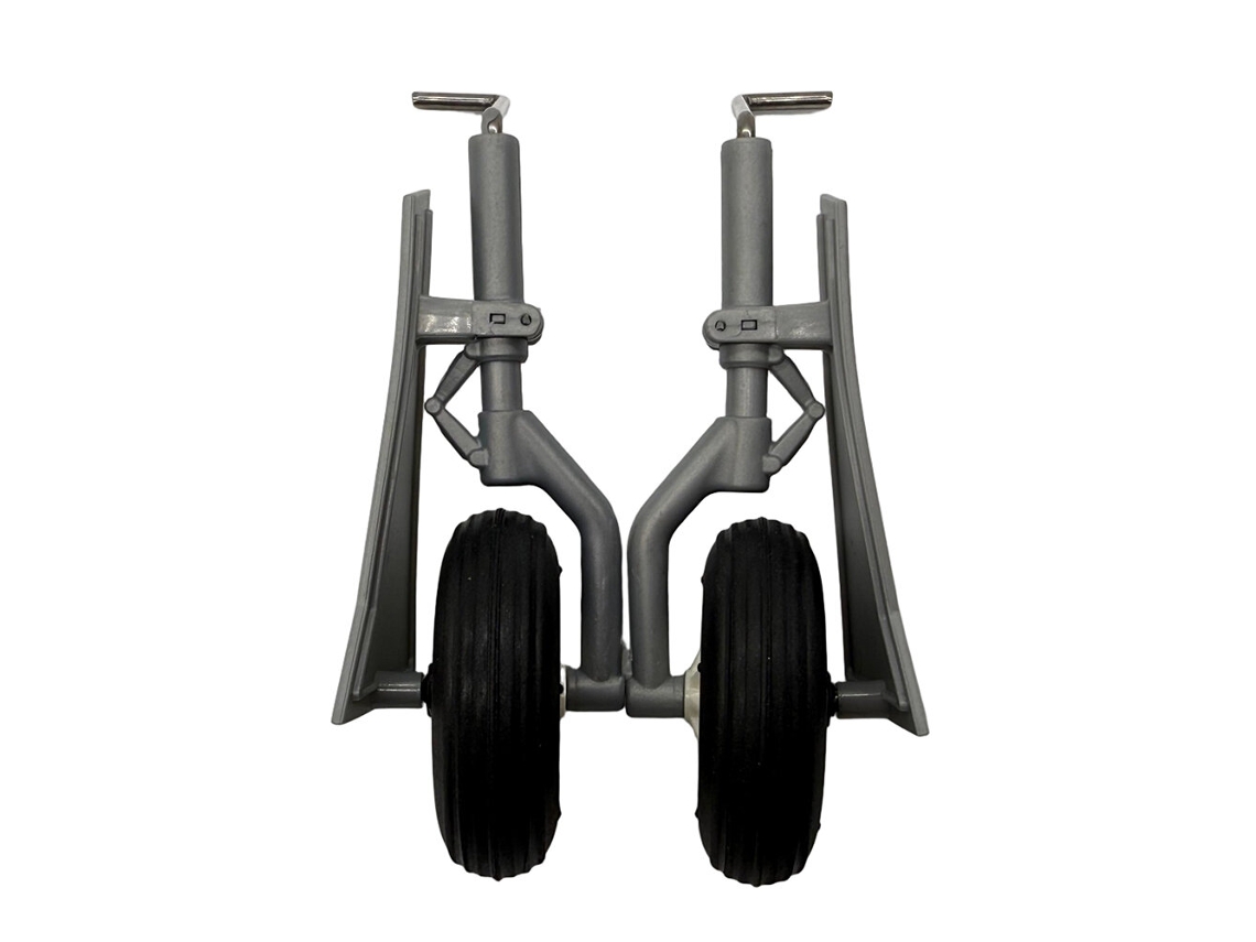 Conjunto de peças de trem de pouso de alta qualidade para aviões RC Mofly P 51d Mustang / MF A84 / Kootai Ki 84 MDUG (1 unidade)