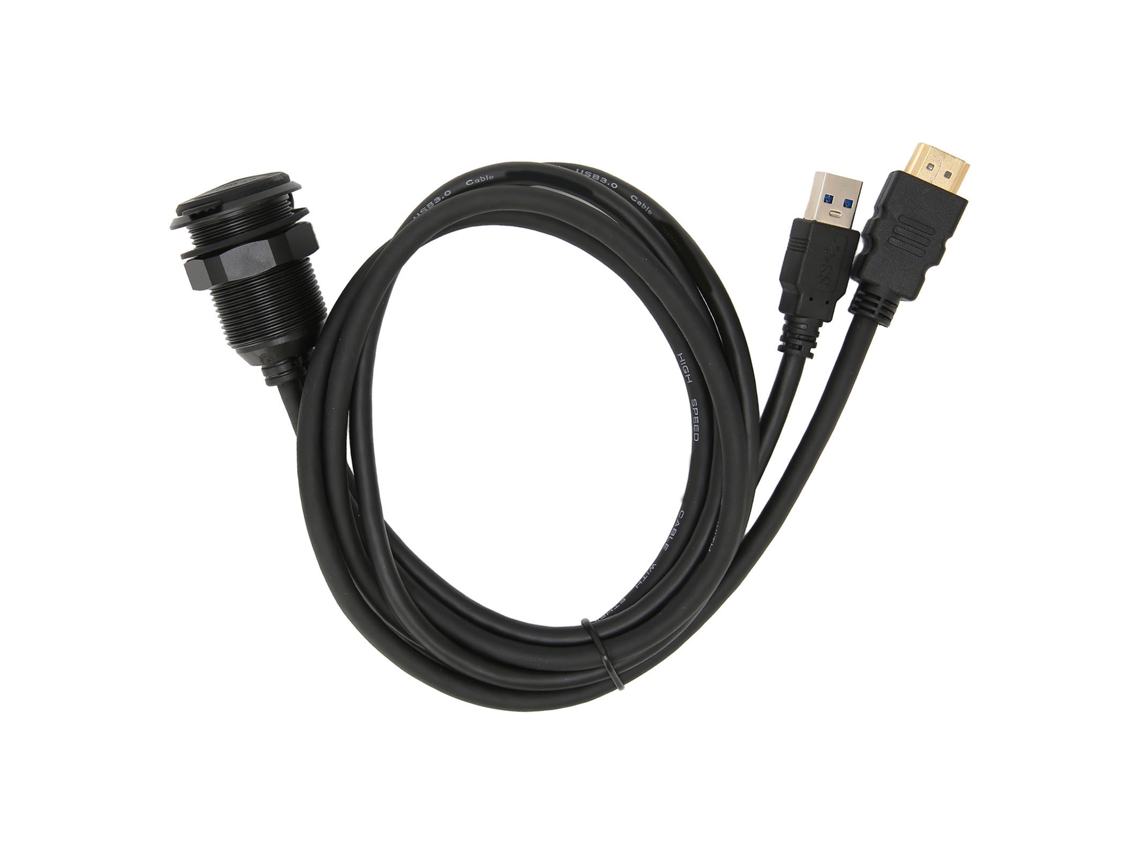 Cabo Hdmi Usb3.0 LAXISCREED À Prova D'água Led
