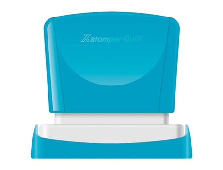 Carimbo 16X48MM Xstamper Quix Preto 1UN.