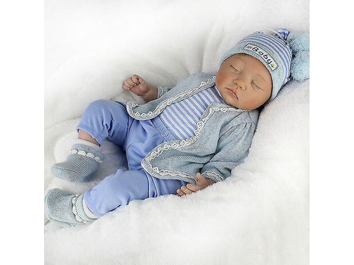 Bonecas Reborn Realistas, Silicone Vinil 22 Polegadas, Brinquedo Interativo, Para Crianças