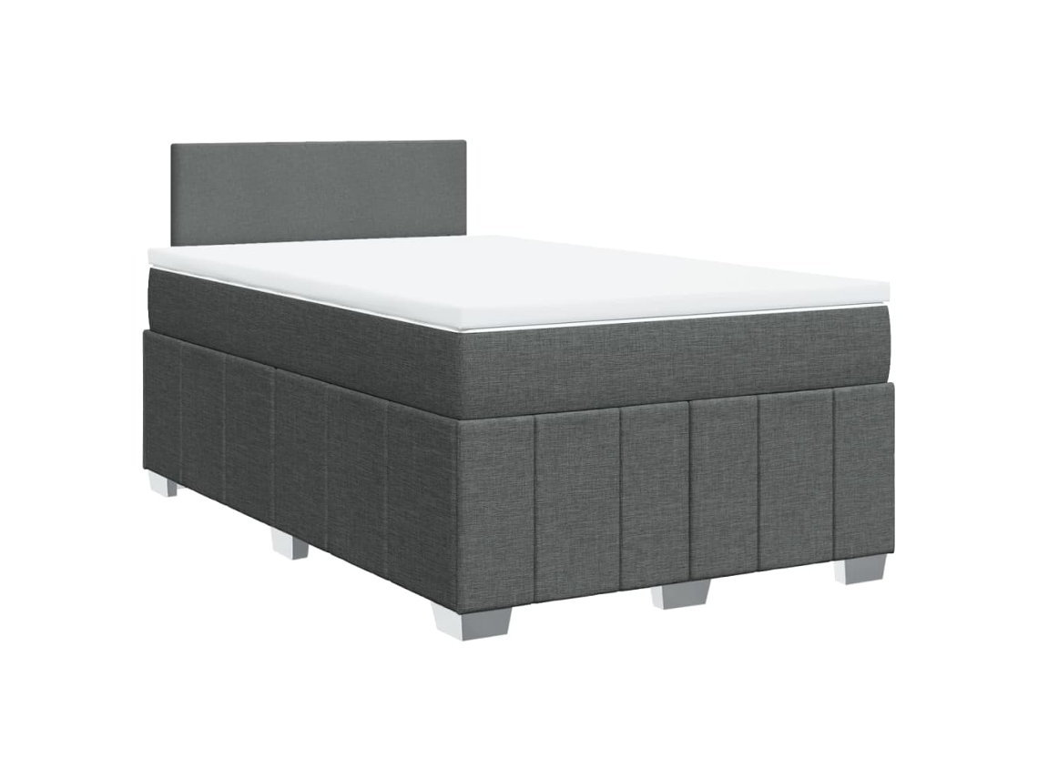 Box Spring Bed, Box Spring Beds Vidaxl Cinzeto Tecido (120  X  190  Cm)