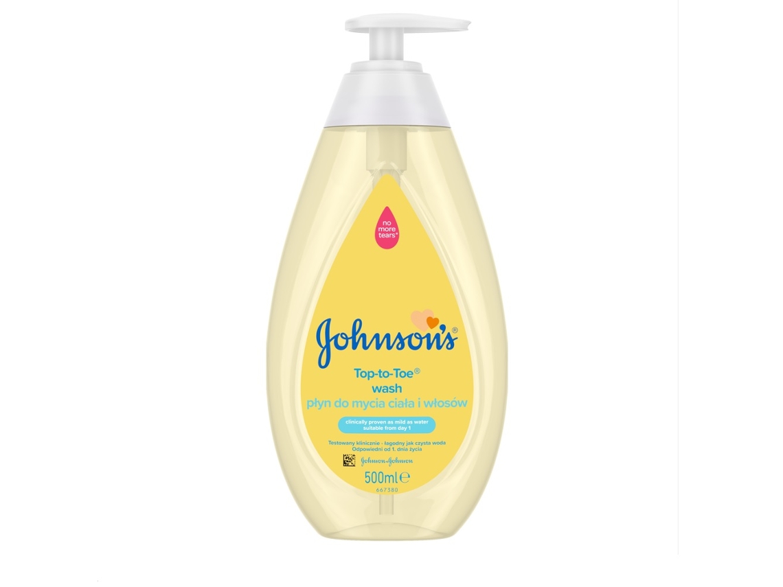Líquido De Limpeza Corporal E Capilar Johnson Johnson Top To Toe, 500ml