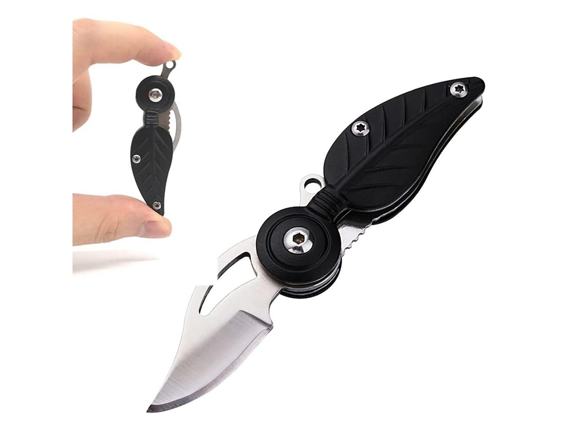 Cortador De Bolso Portátil Em Aço Inoxidável Mini Chaveiro Sobrevivência Para Homens E Mulheres