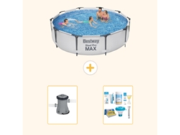 Bestway Piscina Bestway Steel Pro Max Redonda - 305x76 Cm - 3-peças S22330