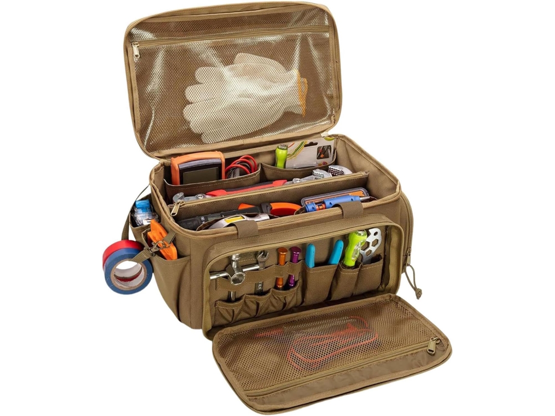 Bolsa de ferramentas portátil, bolsa de trabalho multiuso