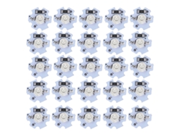 25 peças Chips LED Alta Potência 1W 5V 200lm 395‑400nm | S/MARCA