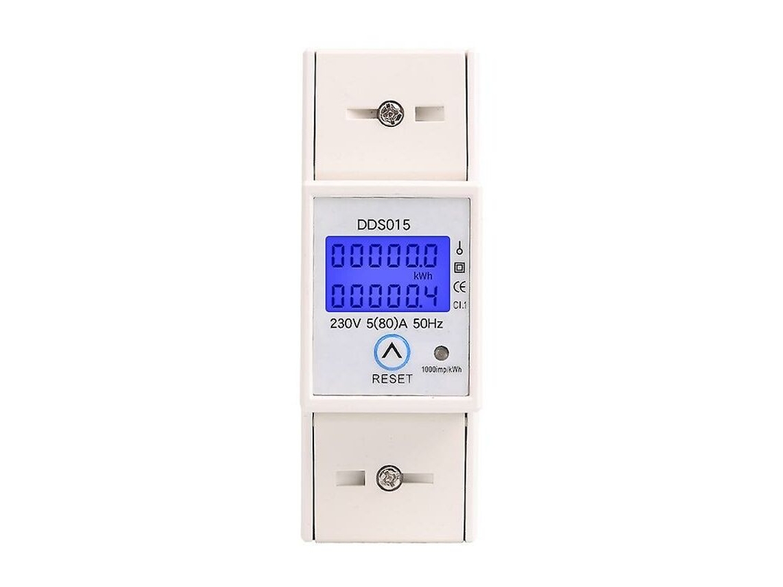 Medidor de eletricidade monofásico Brilvibera 5-80A, 230V, 50Hz, medidor de eletricidade digital