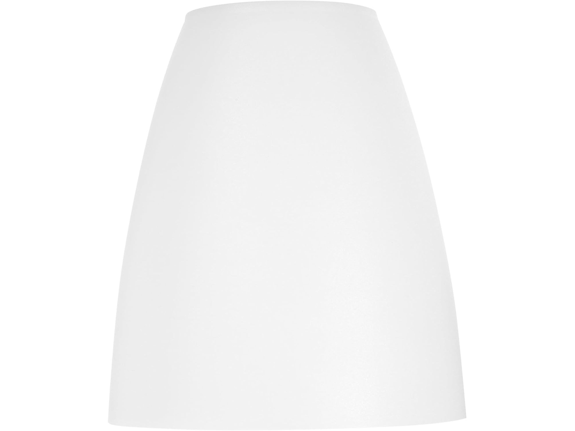 Cúpula Para Lâmpada E12 Com Furo De 30 Mm, Plástico Branco