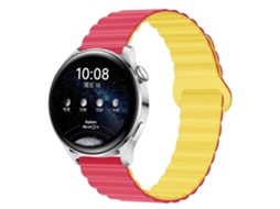 Pulseira De Relógio Magnética De Silicone Bicolor