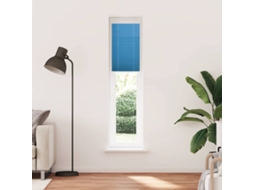 Plissado Cego Azul 40x200 Cm Largura Tecido 39,4 Cm Poliéster MAISON EXCLUSIVE