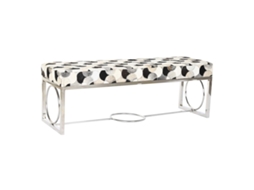 Banco DKD HOME DECOR (Preto - Aço - 41 x 122 x 44 cm)