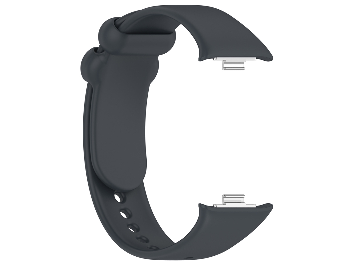 Pulseira De Silicone Preta Com Fivela (cinza) Para Xiaomi Redmi Watch4