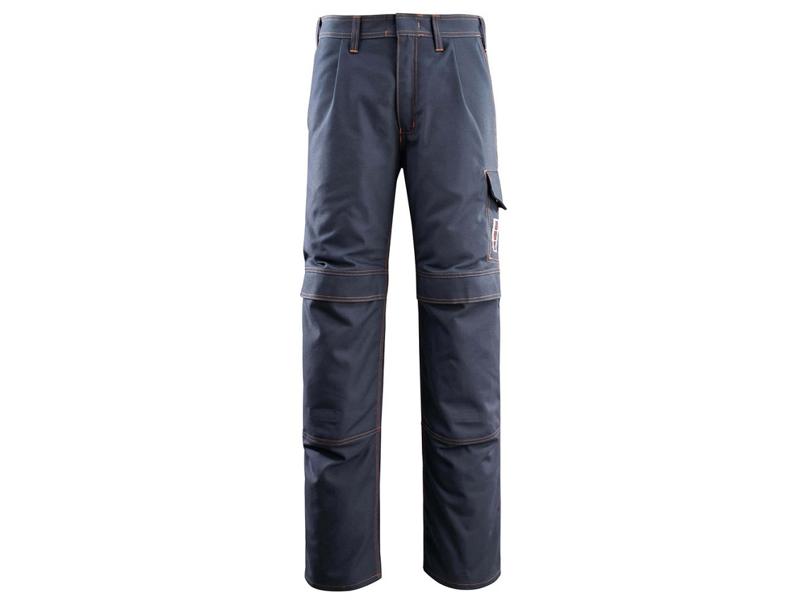 Calças Grandes Com Bolsos Para Joelheiras Multisafe 06679 Azul 62 / 32 MASCOT