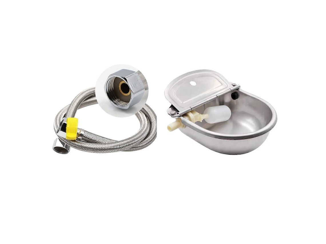 Bebedouro Automático De Aço Inoxidável Para Cavalos, Vacas E Cães, Tigela Automática Para Ovelhas PENGDSJE