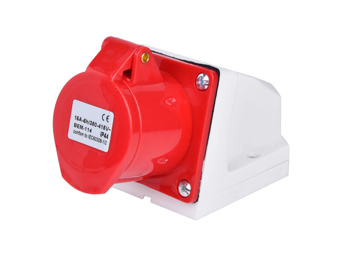 Conjunto de 10 Tomadas Industriais 4pin 16a 380 415v Ip44 S/MARCA