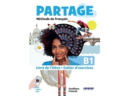 Livro Partage B1 Livrecahier Da Editorial Santillana De Luca Giachino E Carla Baracco (francês)