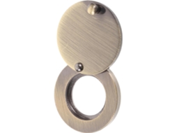 Protetor De Olho Mágico Porta Metal Com Puxador Curvo 16 Mm