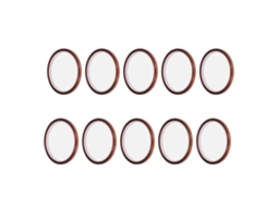 10 Rolos Fita Resistente Ao Calor Sublimação Pi 33m X5mm Para Transferência Térmica