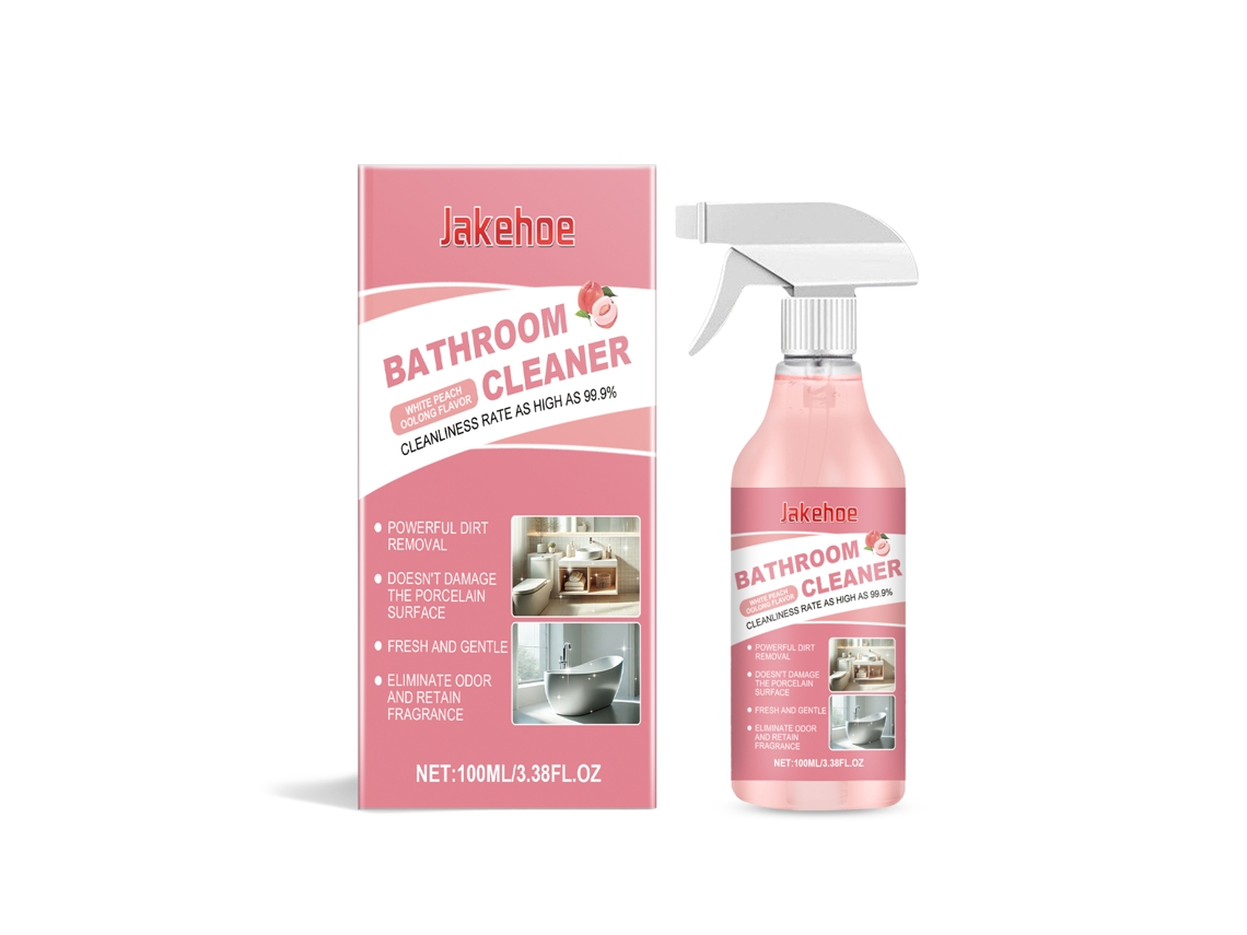 Limpa Banheiro com Aroma de Pêssego e Oolong LAXISCREED em Ação
