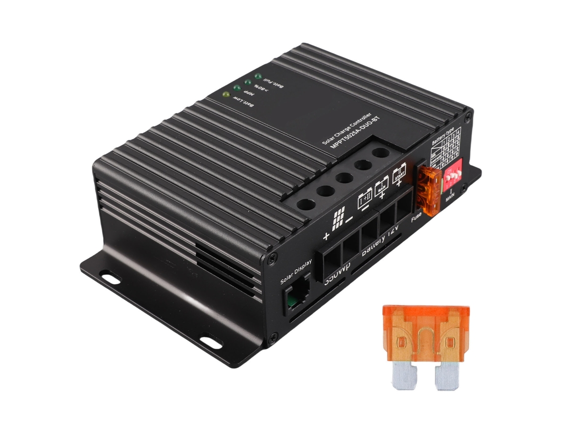Controlador de carga e descarga solar (carregamento inteligente de bateria dupla MPPT)