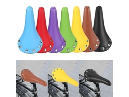Lurelia Tala Para Dedo Assento De Couro Macio 3d Capa De Selim De Bicicleta Azul