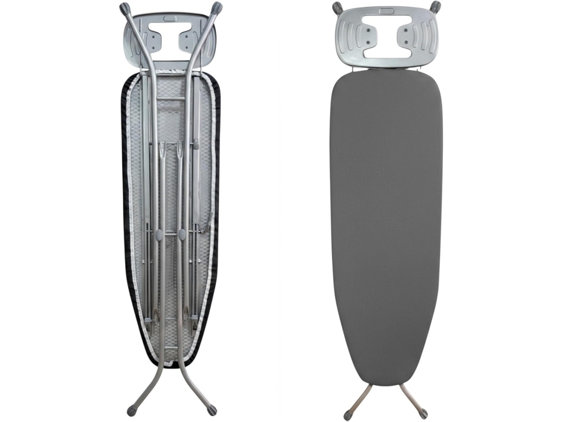 Mesa De Planchar Tabla Para Plancha De Vapor Universal Ajustable Para Diestros Y Zurdos, Plegable. 110x33cm + Reposa Planchas