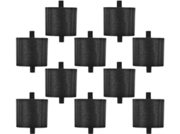 Rolo Central Para Acessórios De Dispensador Fita Adesiva Mesa, 10 Peças, Plástico Preto, Compatível, Adequado Para
