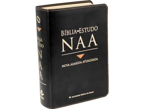 Livro Bíblia De Estudo Naa Tamanho Portátil Nova Almeida Atualizada de Sociedade Bíblica Do Brasil (Português)