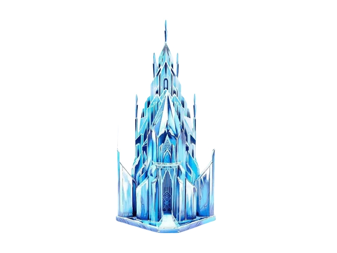 Quebra Cabeça 3d De Metal Castelo De Gelo Presente De Natal Jortmrd