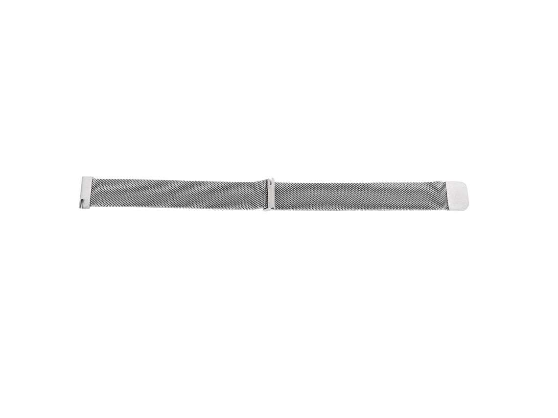 Cinto De Relógio Inteligente De Aço Inoxidável Para Huawei Gt2 18mm Prata Com Fecho Magnético