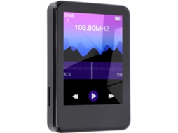 Leitor de MP4 de 128 GB, MP3/MP4/AVI/FLAC, Tela, Bluetooth 5.0, 128 GB, Com Foto, HiFi 2.4, Grava