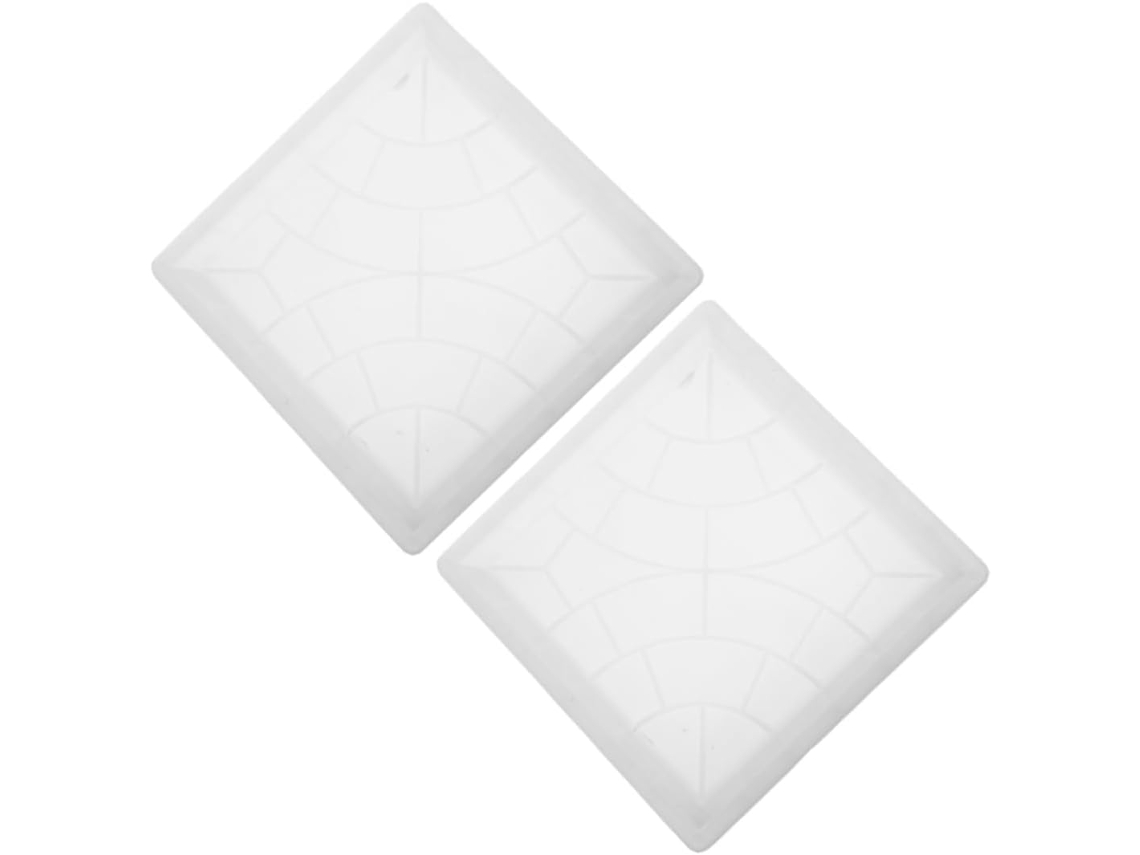 Molde De Pp Para Pavimentação De Caminhos De Jardim, 2 Peças, Fácil De Despejar E Desmoldar.