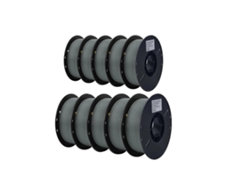 Filamento Para Impressora 3d, 10kg Petg, Diâmetro De 1,75mm,10kg Pla Cinza Oem