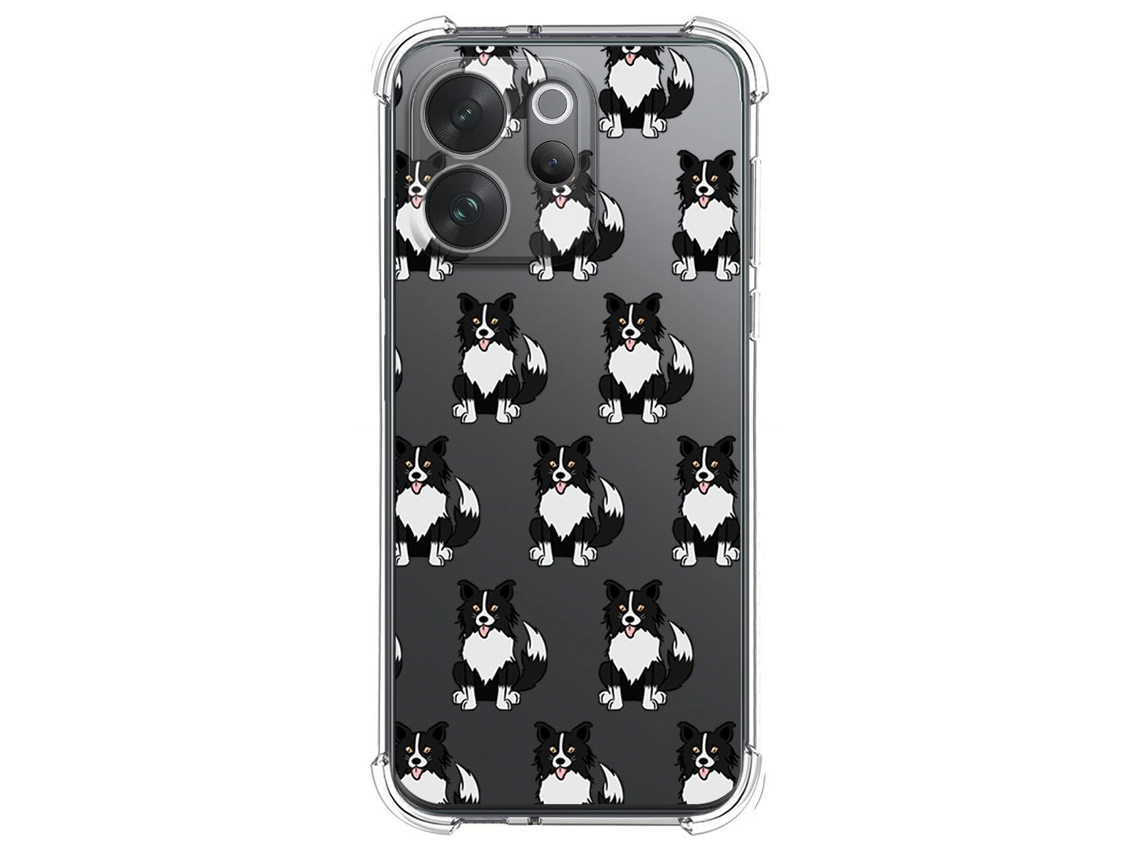 Capa Tumundosmartphone De Silicone À Prova De Choque Para Vivo V70 5g Com Estampa De Cachorro 7 Desenhos