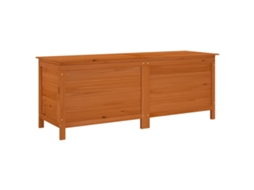 Garden Storage Box, Garden Storage Boxes Vidaxl Marrom Madeira Processada (150 X 50 X 56.5 Cm)