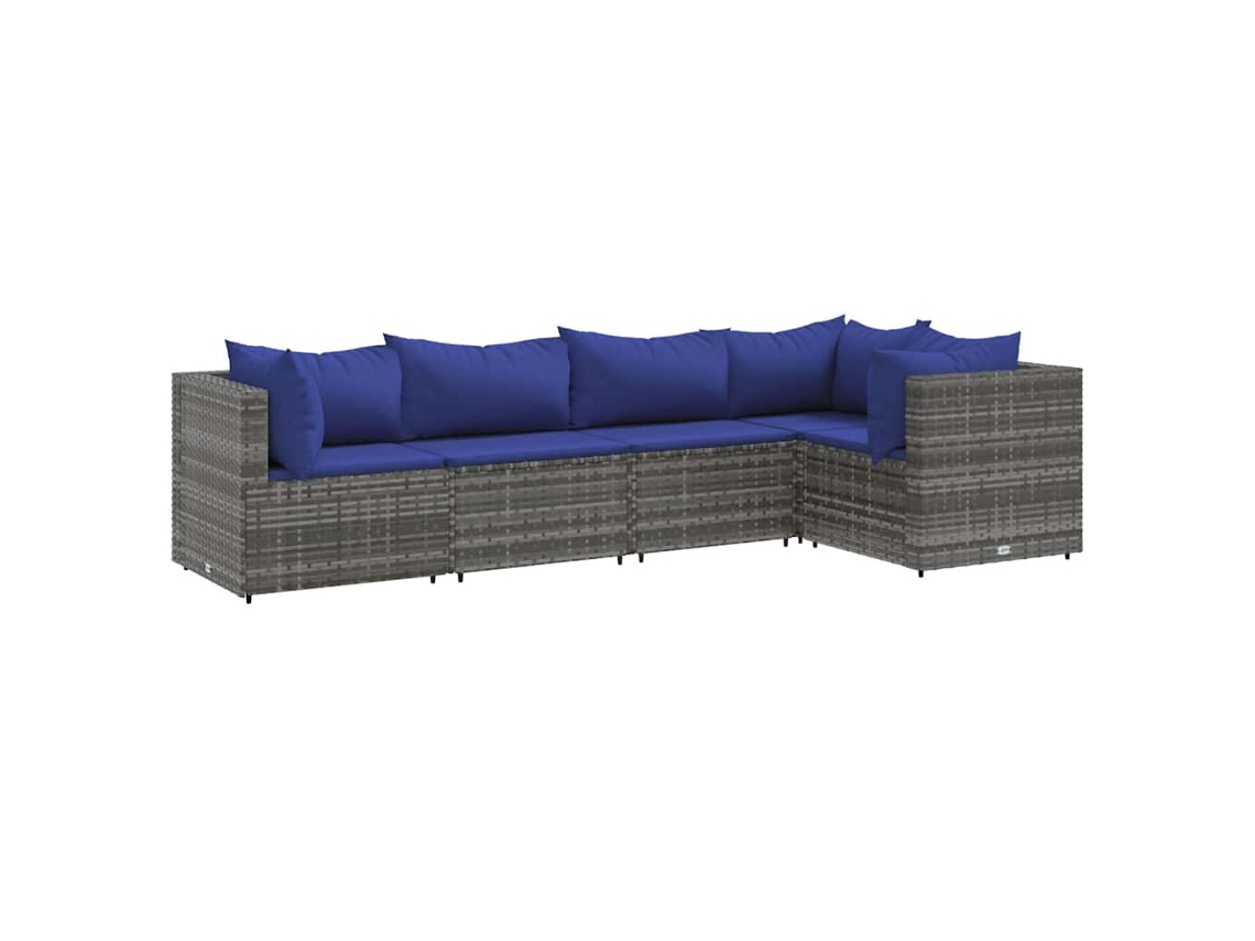 Garden Lounge Set, Garden Lounge Sets Vidaxl Cinzeto Rattan / Vime (n/a)