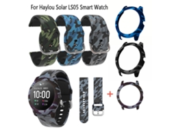 Capa E Pulseira De Silicone Compatível Com Smartwatch Solar Ls05