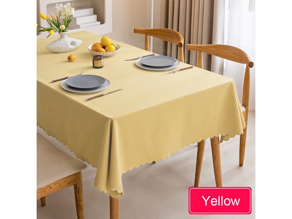 Toalha De Mesa Impermeável, Toalha De Mesa Nórdica De Algodão E Linho, Estilo Japonês, Toalhas De Mesa De Cor Sólida Para Mesa De Jantar, Mesa De Cent