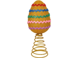 Ovos De Páscoa Decorativos Dourados Brilhantes Para Árvore De Natal