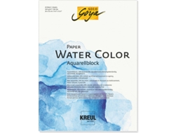 Bloco de Artista KREUL Solo Goya Papel Aquarela 300X400 Mm