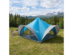 Vidaxl Barraca Tipi Com Telhado Azul Para 18 Pessoas Poliéster E Aço