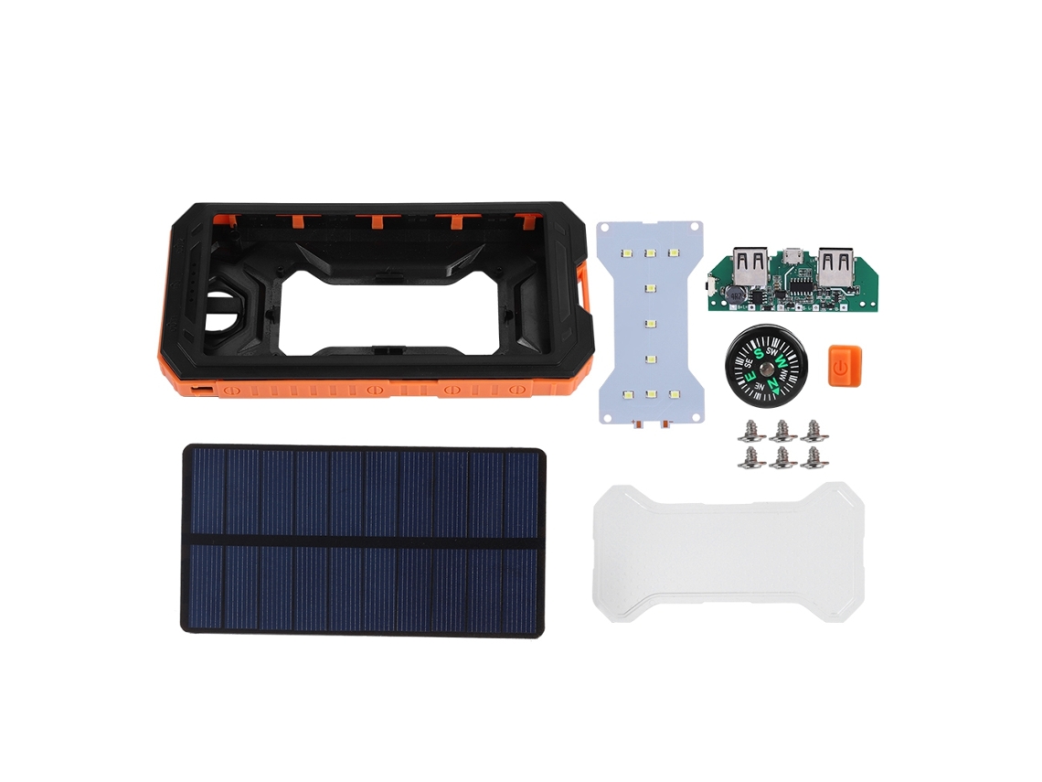 Kit Power Bank LAXISCREED Solar com Display Digital