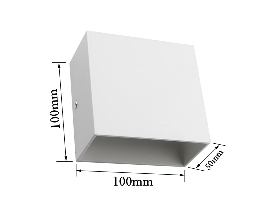 Lâmpada de Parede Led Cob Cube 6w Ac 85 265v S/MARCA