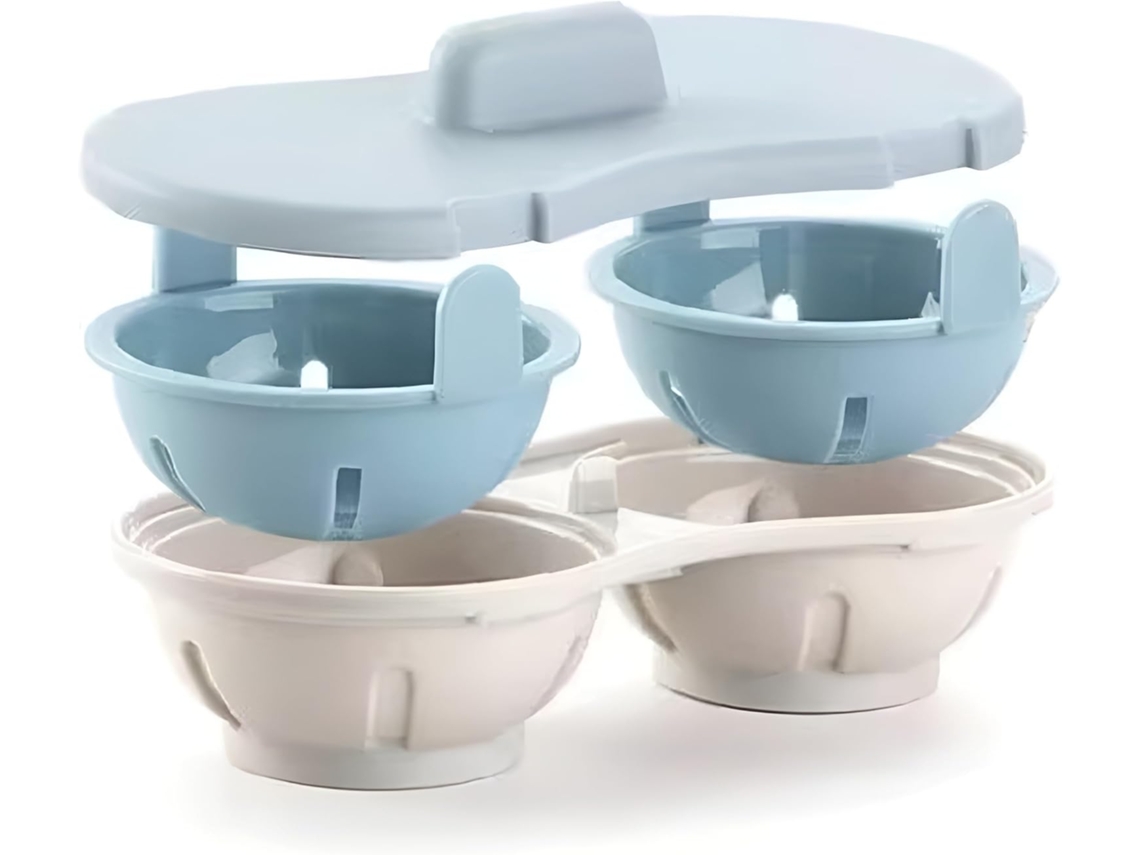 Cozedor De Ovos Para Micro, Ondas, 2 Unidades, Livre De Bpa, Próprio Para Lava, Louças, Antiaderente, Cozedor Rápido De Ovos Em 1 Minuto Para Micro