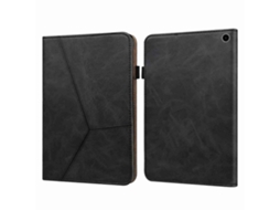 Capa de couro com listras em relevo Webake para tablet Amazon Kindle Fire HD 8 (2022)