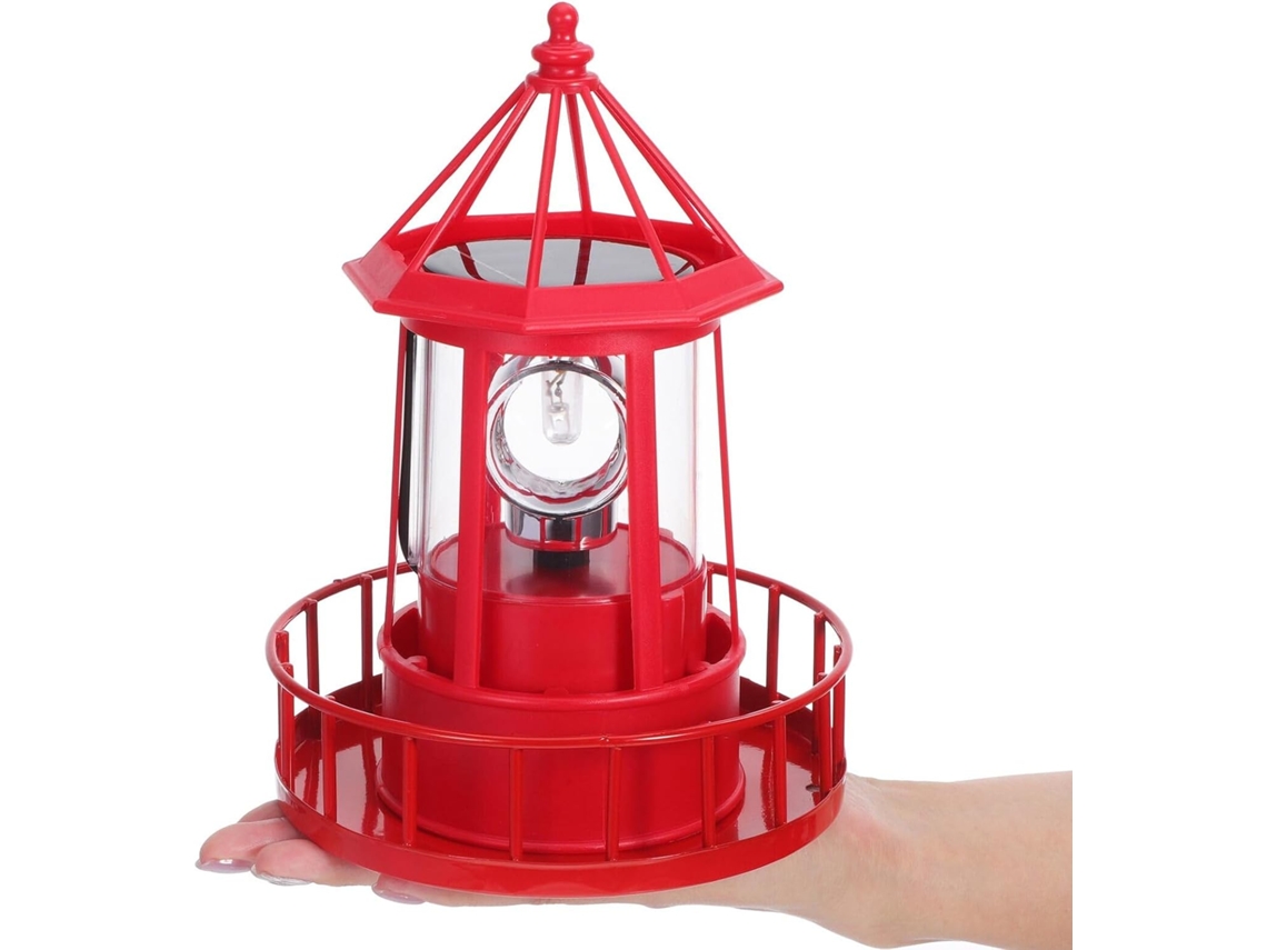 Farol De Ferro Com Led Solar À Prova D'água Para Jardim.