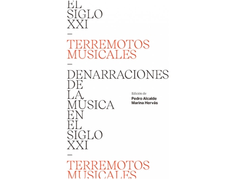 Livro Terremotos Musicales de Pedro Alcalde (Espanhol)