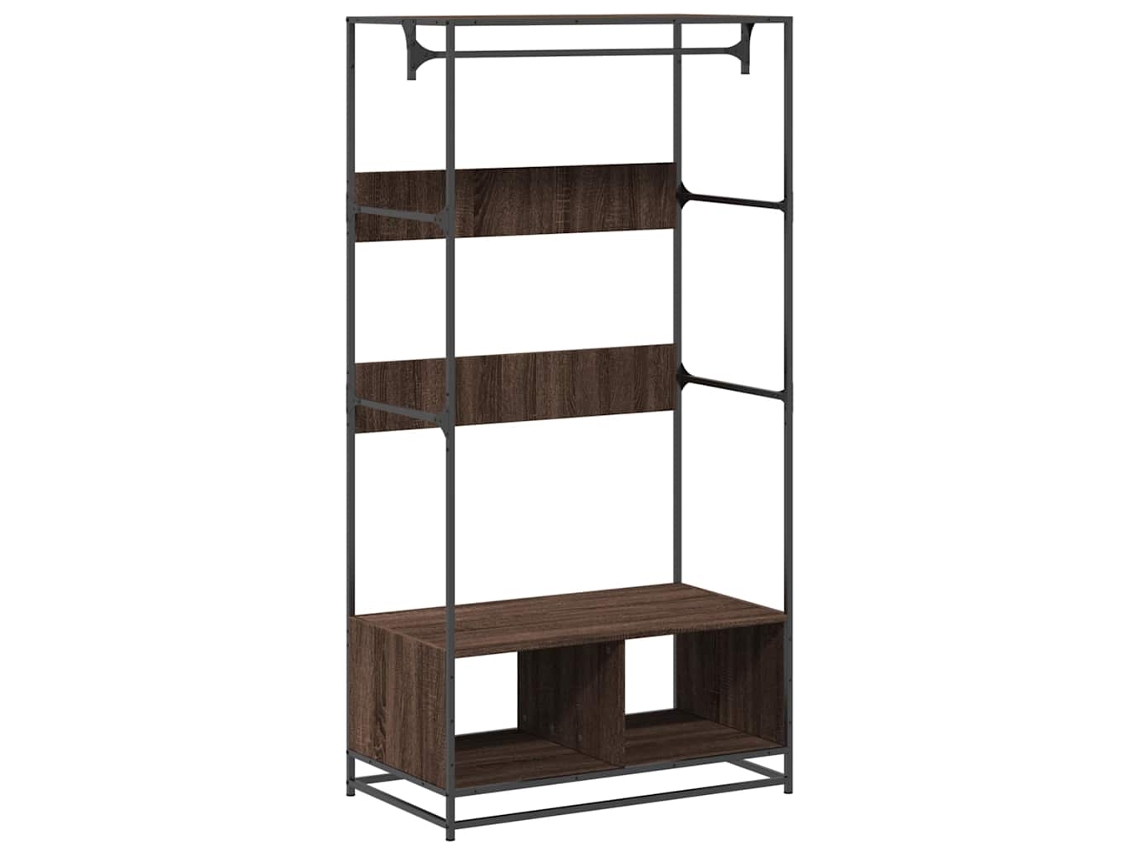 Wardrobe, Wardrobes Vidaxl Marrom Madeira Processada (n/a)
