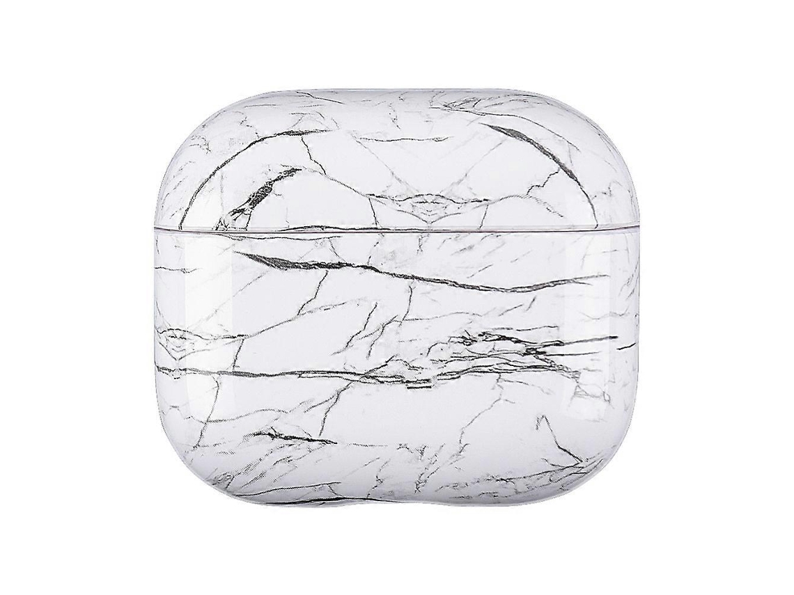 Película protetora de TPU com estampa de mármore para fones de ouvido AirPods 4 GIECY