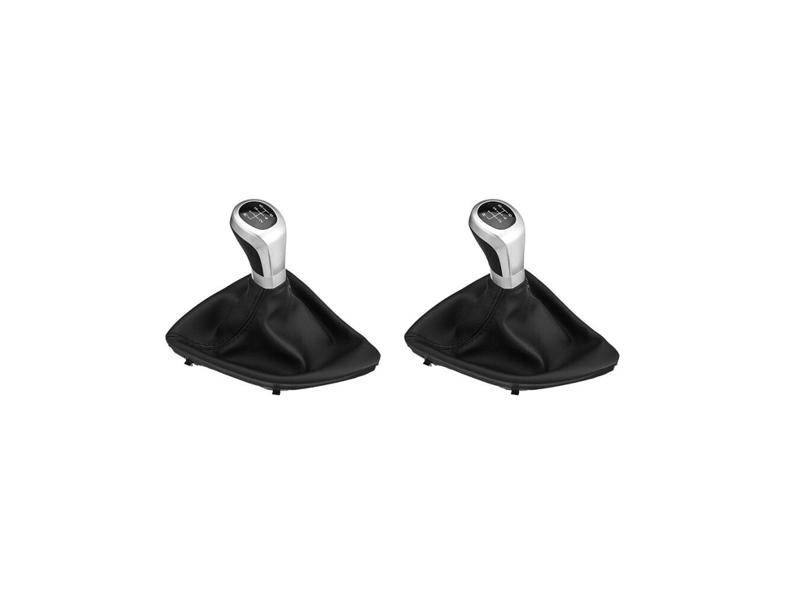 2x Manete de Mudanças Manual de 6 Velocidades e Coifa da Manete para Série 1 E81 E87 E87lci E88 E82